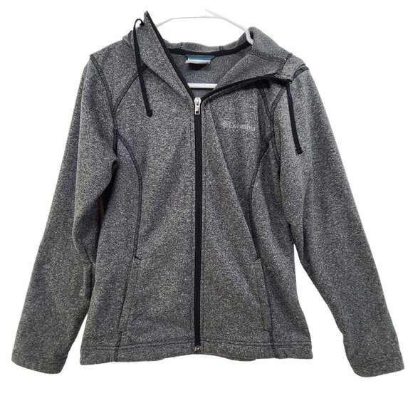 Columbia Pinnacle Slope Full Zip Jacket Gray Size S - Picture 1 of 8